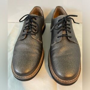 Metallic Clark’s oxfords